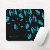 Klasse Blue Petals Mousepad (Mit Mouse)