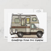 Klasse C Camper RV Postkarten (Vorne/Hinten)