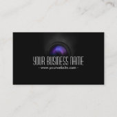 Klasse Camera Lens Fotograf Visitenkarte (Vorderseite)