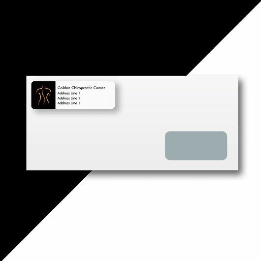 Klasse Chiropraktor Bulk Rücksendeadressen-Aufkleb