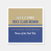 Klasse! Custom Class Wiedersehen Paper Napkin Serviette (Vorderseite)