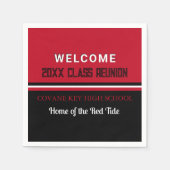 Klasse! Custom Class Wiedersehen Paper Napkin Serviette (Vorderseite)