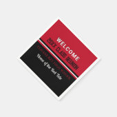 Klasse! Custom Class Wiedersehen Paper Napkin Serviette (Ecke)
