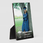 Klasse - Custom Grad Foto-White Script Fotoplatte (Seite)