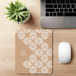 Klasse Damask Regency Geometric Beige Mousepad