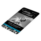 Klasse Damask Speichern Sie die Datumsmagnete Magnet (Linke Seite)