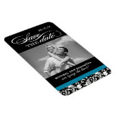 Klasse Damask Speichern Sie die Datumsmagnete Magnet (Rechte Seite)