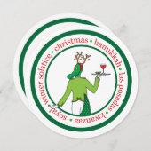 Klasse DEI-Urlaubskarte Einladung (Vorne/Hinten)