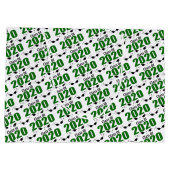 Klasse der 2020-Abschluss-Geschenktasche (grüne Ka Große Geschenktüte (Rückseite)
