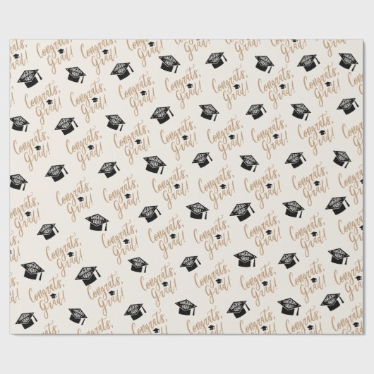 Klasse der 2023 Abschluss Geschenke, Glückwunsch G Geschenkpapier (Flach)