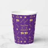 Klasse der 2023-Grad-Graduationsobergrenze - Lila Pappbecher (Rechts)