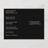 Klasse der 2024 Einstufungen Einladungspostkarte (Rückseite)