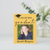 Klasse der 2024-Foto-Abitur Postkarte (Stehend Vorderseite)