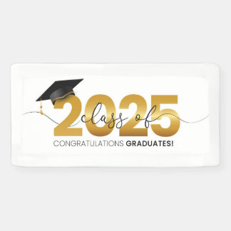 Klasse der 2025 Glückwünsche Graduates Banner