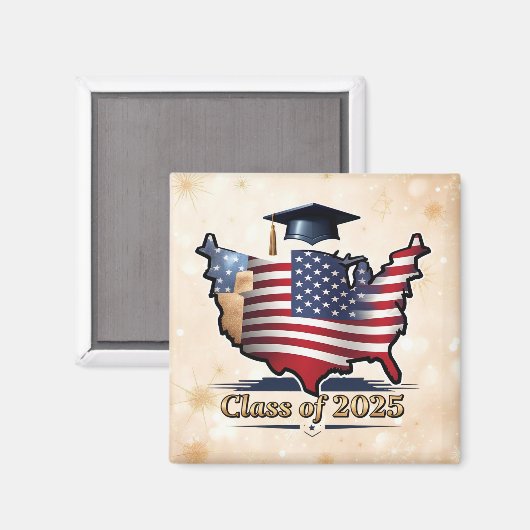 "Klasse der 2025-Zubehör" Magnet (Vorderseite/Rückseite)