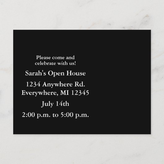 Klasse der 2026 Einstufungen Einladungspostkarte (Rückseite)