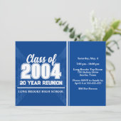 Klasse der 20-jährigen Wiedersehen-Lockerer für Sc Einladung (Stehend Vorderseite)