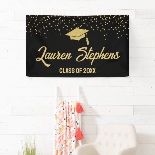 Klasse der 20XX Black and Gold Banner Signierung (Insitu)