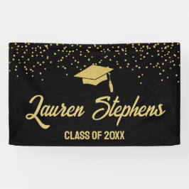 Klasse der 20XX Black and Gold Banner Signierung