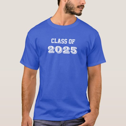 Klasse der 20XX High School - Personalisierter T - T-Shirt (Vorderseite)