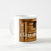 Klasse der 20XX Klassischen Bücher für die Graduat Kaffeetasse (Vorderseite Links)