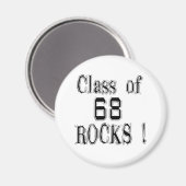 Klasse der '68 Rocks! Magnet (Vorderseite/Rückseite)