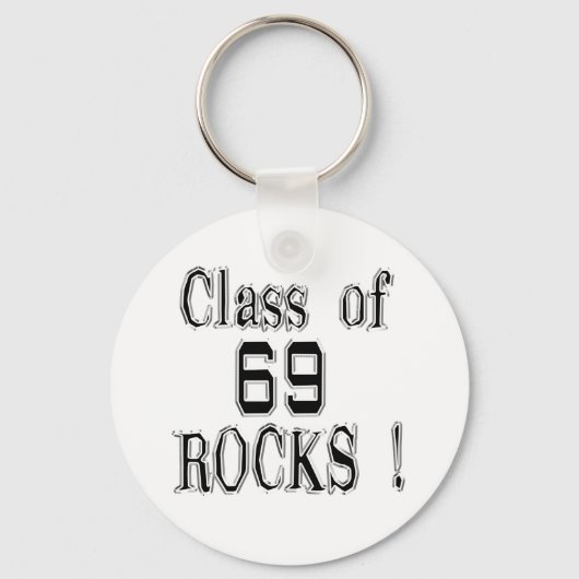 Klasse der '69 Rocks! Schlüsselanhänger (Vorderseite)