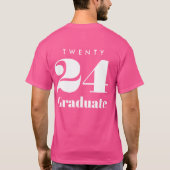 Klasse der Abschluss der Familie 2024 Custom High  T-Shirt (Rückseite)