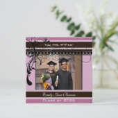 Klasse der Abschluss Einladung (Stehend Vorderseite)