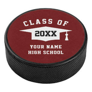 Klasse der Abschlussfeier 2025 Eishockey Puck