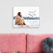 Klasse der achtzehn Foto-Leinwand Leinwanddruck (Insitu (Wohnzimmer))