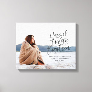 Klasse der achtzehn Foto-Leinwand Leinwanddruck