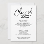 Klasse der ADD-JAHR-Blumenstudium Einladung (Vorderseite)