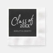 Klasse der ADD-JAHR-Graduationspartei Serviette (Vorderseite)