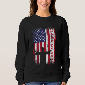 Klasse der amerikanischen Flagge 2025 Senior Absch Sweatshirt