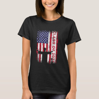 Klasse der amerikanischen Flagge 2025 Senior Absch T-Shirt