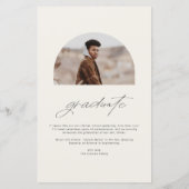 Klasse der Ankündigung des Beige Arch Abschlusses  (Rückseite)