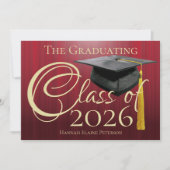 Klasse der Ankündigung des Roten Abschlusses 2025 (Vorderseite)