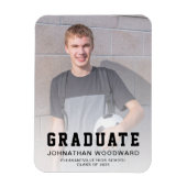 Klasse der Ankündigung des Schwarzen Abschlusses i Magnet (Vertikal)