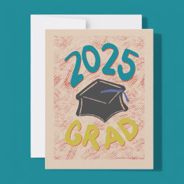 Klasse der Ankündigung von Grunge Style Abschluss 