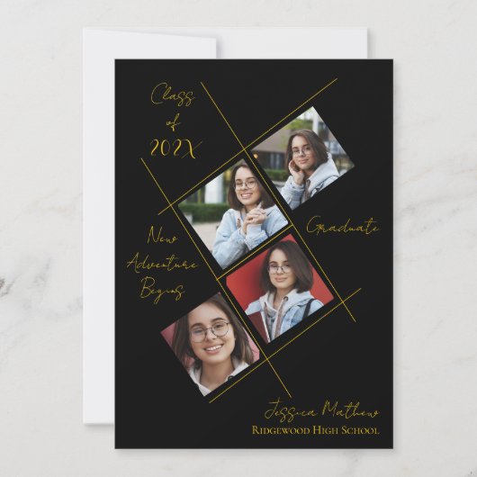 Klasse der Ankündigung von Multi-Foto-Abschlüssen (Vorderseite)