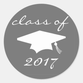 Klasse der Aufkleber 2017 (graue Graduationskappe)