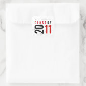Klasse der Aufkleber für Abschluss 2011 (Tasche)