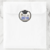 Klasse der Aufkleber für Blue & Silver Abschluss 2 (Tasche)