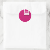 Klasse der Aufkleber mit rosa Abschluss 2010 (Tasche)