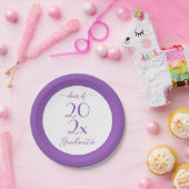 Klasse der benutzerdefinierten Jahr-Graduate-Viole Pappteller (Party)