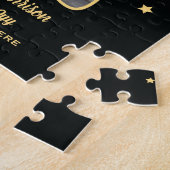 Klasse der Black & Gold Stars Foto Abschluss 2023 Puzzle (Seite)