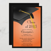 Klasse der Black Grad Graduation Party 2013 Einladung (Vorne/Hinten)