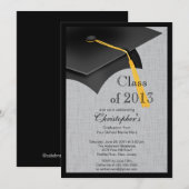 Klasse der Black Grad Graduation Party 2013 Einladung (Vorne/Hinten)