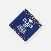 Klasse der Blue Graduation Party 2021 Serviette (Ecke)